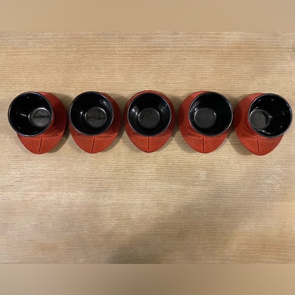 Teavana Kitchen Teavana Cast Iron Red Dragonfly Tea Set With